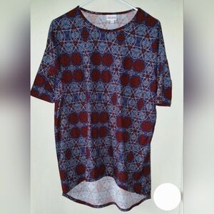 Lularoe Irma XXS Womens Tunic Multicolor EUC